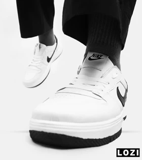 کفش کتانی مردانه سفید مشکی نایک NIKE SB