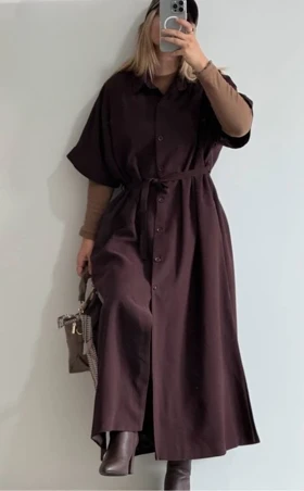 پیراهن زنانه پاییزه پارچه سیلک