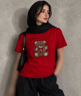 تیشرت نخ پنبه چاپی