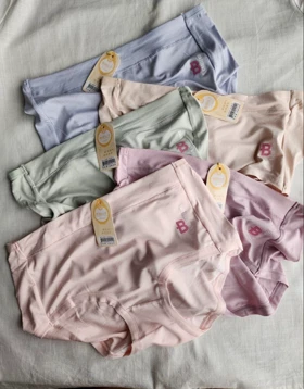 شورت پک نخ پنبه فاق بلند کد: 4007