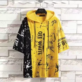 تیشرت پنبه کلاهدار خاص