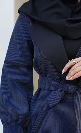 مانتو دانشجویی بلند دیپلمات مدل شاپرک
