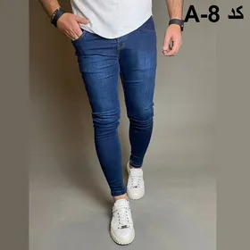 شلوار جین آبی تیره کد A-8