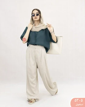 شلوار بگ رنگی 5305