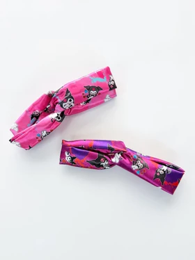 هدبند ساتن فانتزی طرح کروم