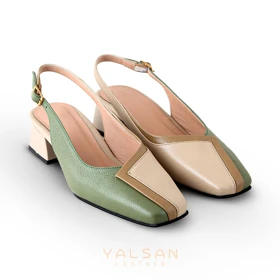 ست کیف و کفش زنانه چرم یلسان مدل دنیز کد 946-ANEMOR-MC