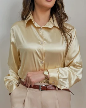 شومیز ساتن ساده