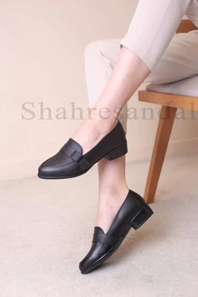 کفش پرسنلی پاشنه‌دار زنانه ملینا