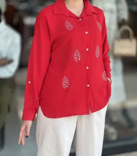 شومیز نگین‌دار کد 583