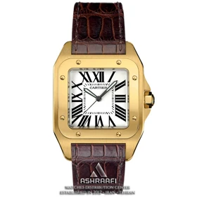 ساعت مردانه کارتیه سانتوس Cartier Santos 100-GO