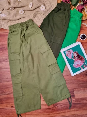 شلوار بگ کارگو شش جیب