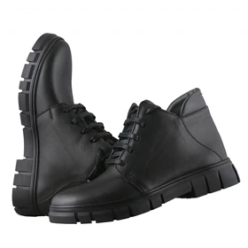 نیم بوت زنانه چرم یلسان مدل آلما کد 610-GN