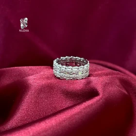 حلقه نقره زنانه کدanz1122
