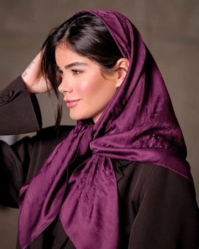 روسری ابریشم ژاکارد (قواره 90) 30151
