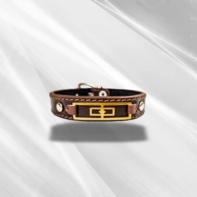 دستبند چرم وارک مدل رایا کد rb388