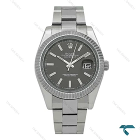 ساعت رولکس مردانه اویستر پرپچوال سیلور صفحه طوسی Rolex-8411-G