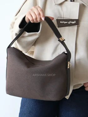 کیف جیر دستی - دوشی آنیگما (قهوه ای سوخته)