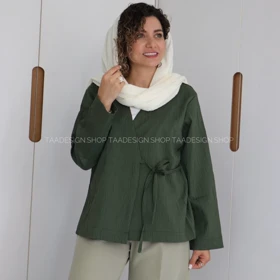 شومیز زنانه پاپیونی مدل کاتیا