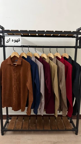 پیراهن مخمل کبریتی 2594