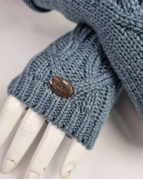 ساق دست بافت زمستانی زنانه سیلکا