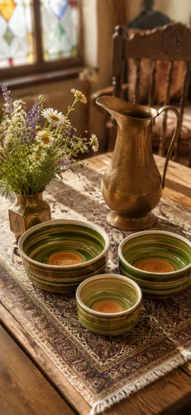 ست سه تیکه سه سایزی کاسه آبرنگی
