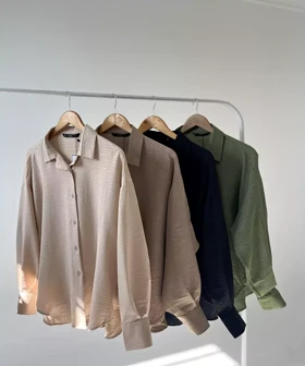 شومیز مانتویی کد SI003 برند ردا