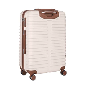 چمدان Mazhro مدل Lutus-M سایز متوسط (شیری)