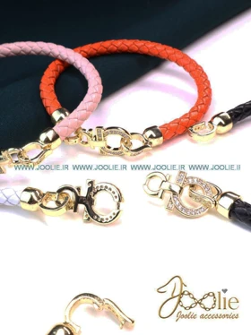 دستبند زنانه Ferragamo نگین‌دار کد B2112