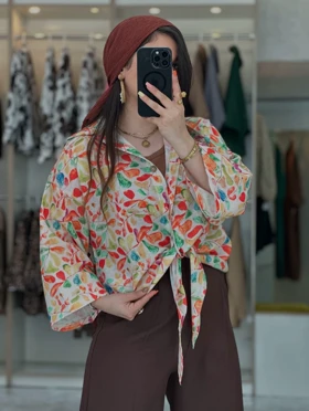 شومیز گره‌ای پریسا
