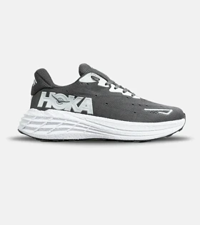 کفش کتانی طوسی فیلی سفید HOKA