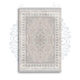 *جدید* فرشینه از جنس پارچه شانل مخمل ترک طرح فانتزی برند دفه کد 1192