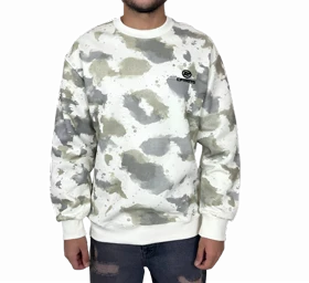 دورس مردانه سفید طرح چریکی پاره قواره باکسی