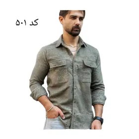پیراهن پشمی آستین بلند مردانه