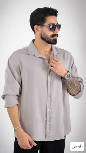 پیراهن مردانه وارداتی تنسل_کد4679
