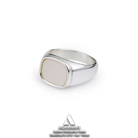 انگشتر مردانه صدفی Men Ring SW01