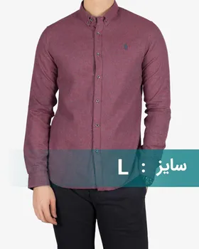 پیراهن پشمی مردانه ساده