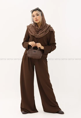 ست کراپ کت شلوار بندی کد1005276