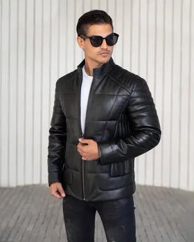 کاپشن چرم گوسفندی
