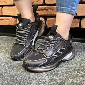 کتانی اسپرت زنانه مدل آدیداس هرموسو ADIDAS HAEMOSO رنگ مشکی