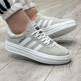 کفش و کتانی مردانه مدل آدیداس ADIDAS GAZELLE رنگ طوسی