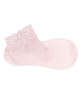 جوراب مچی Guocai تور و گیپور طرح شاخه گل