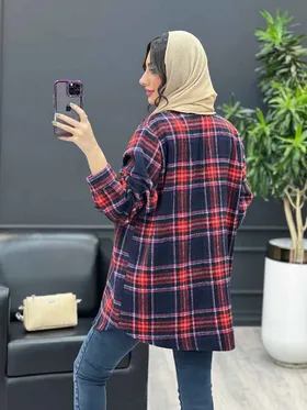 شکت چهارخونه جلو دکمه