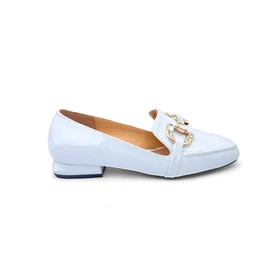 کفش کالج زنانه مدل Flat shoes - 0036_White