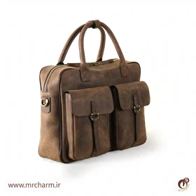 کیف اداری کلاسیک با چرم پتینه mrc168-35