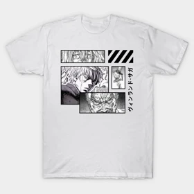 تیشرت حماسه وینلند | تیشرت Vinland Saga طرح Vinland Saga White کد 132495