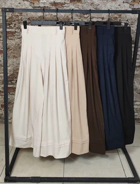 دامن شلواری بگ 3 پیل مدل سارینا کد 50294