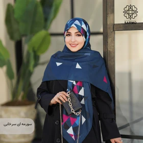 روسری نخ پنبه مثلثی