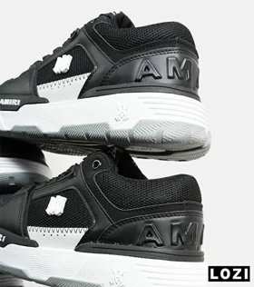 کفش کتانی مشکی سفید AMIRI MA2 Leather