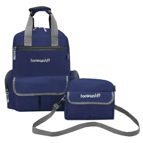 کوله پشتی فوروارد مدل FORWARD - FCLT3345 به همراه کیف رودوشی (سرمه ای)
