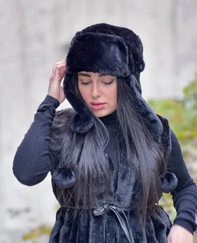 کلاه خلبانی تمام خز